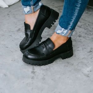 Black Steve Madden Lawrence Loafers